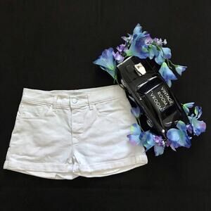 Fidelity Denim NWOT White Cuffed Jean Shorts Women 27